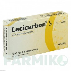 ЛЕЦИКАРБОН (LECICARBON) супозиторії 10 шт - Речовина з вуглекислим газом ATHENSTAEDT