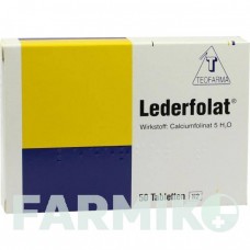ЛЕДЕРФОЛАТ (LEDERFOLAT) таблетки 50 шт - Кальция фолинат TEOFARMA