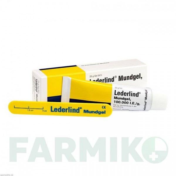 ЛЕДЕРЛІНД (LEDERLIND) гель 25 г - Ністатин ABANTA PHARMA
