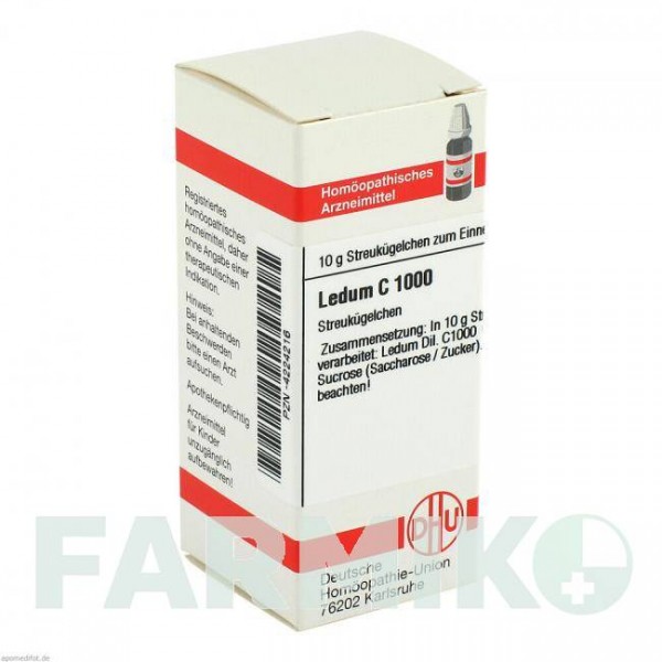 ЛЕДУМ (LEDUM) C 1000 глобули 10 г - Гомеопатия DHU
