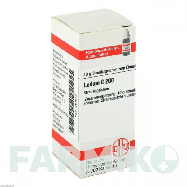 ЛЕДУМ (LEDUM) C 200 глобули 10 г - Гомеопатия DHU