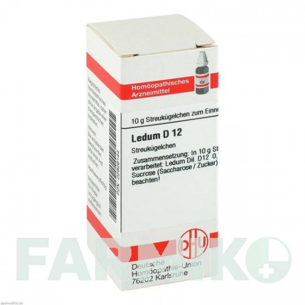 ЛЕДУМ (LEDUM) D 12 глобули 10 г - Гомеопатия DHU