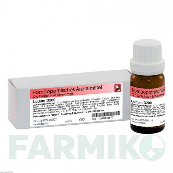 ЛЕДУМ (LEDUM) D 200 глобули 10 г - Гомеопатия DR.RECKEWEG
