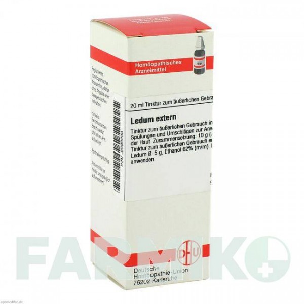 ЛЕДУМ ЭКСТЕРН (LEDUM EXTERN) настойка 20 мл - Гомеопатия DHU