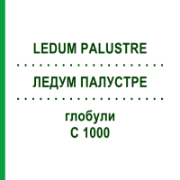 ЛЕДУМ ПАЛУСТРЕ (LEDUM PALUSTRE) C 1000 глобули 0,5 г - Гомеопатія GUDJONS