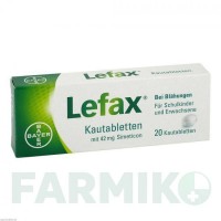 ЛЕФАКС (LEFAX) таблетки 20 шт - Силікон BAYER