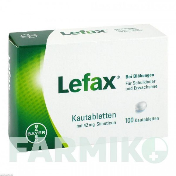 ЛЕФАКС (LEFAX) таблетки 100 шт - Силікон BAYER
