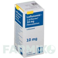 ЛЕФЛУНОМИД (LEFLUNOMID) 10 мг таблетки 30 шт - Лефлуномид 1 A PHARMA