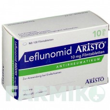 ЛЕФЛУНОМИД (LEFLUNOMID) 10 мг таблетки 100 шт - Лефлуномид ARISTO PHARMA