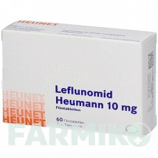 ЛЕФЛУНОМІД (LEFLUNOMID) 10 мг таблетки 60 шт - Лефлуномід HEUNET PHARMA