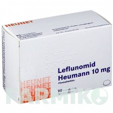 ЛЕФЛУНОМІД (LEFLUNOMID) 10 мг таблетки 90 шт - Лефлуномід HEUNET PHARMA