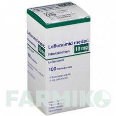 ЛЕФЛУНОМИД (LEFLUNOMID) 10 мг таблетки 100 шт - Лефлуномид MEDAC