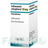 ЛЕФЛУНОМІД (LEFLUNOMID) 10 мг таблетки 30 шт - Лефлуномід RATIOPHARM