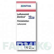ЛЕФЛУНОМИД (LEFLUNOMID) 10 мг таблетки 30 шт - Лефлуномид ZENTIVA