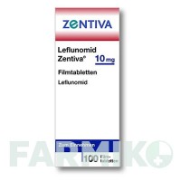 ЛЕФЛУНОМИД (LEFLUNOMID) 10 мг таблетки 100 шт - Лефлуномид ZENTIVA