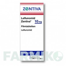 ЛЕФЛУНОМИД (LEFLUNOMID) 10 мг таблетки 100 шт - Лефлуномид ZENTIVA