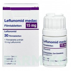 ЛЕФЛУНОМИД (LEFLUNOMID) 15 мг таблетки 30 шт - Лефлуномид MEDAC