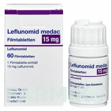 ЛЕФЛУНОМИД (LEFLUNOMID) 15 мг таблетки 60 шт - Лефлуномид MEDAC