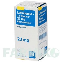 ЛЕФЛУНОМІД (LEFLUNOMID) 20 мг таблетки 100 шт - Лефлуномід 1 A PHARMA