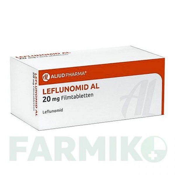 ЛЕФЛУНОМИД (LEFLUNOMID) 20 мг таблетки 100 шт - Лефлуномид ALIUD PHARMA