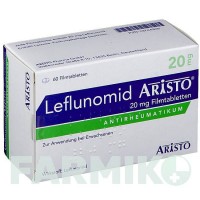 ЛЕФЛУНОМИД (LEFLUNOMID) 20 мг таблетки 60 шт - Лефлуномид ARISTO PHARMA