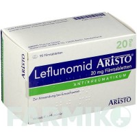 ЛЕФЛУНОМІД (LEFLUNOMID) 20 мг таблетки 90 шт - Лефлуномід ARISTO PHARMA
