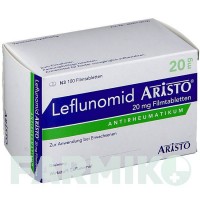ЛЕФЛУНОМИД (LEFLUNOMID) 20 мг таблетки 100 шт - Лефлуномид ARISTO PHARMA