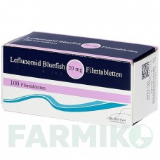 ЛЕФЛУНОМИД (LEFLUNOMID) 20 мг таблетки 100 шт - Лефлуномид BLUEFISH