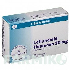 ЛЕФЛУНОМИД (LEFLUNOMID) 20 мг таблетки 30 шт - Лефлуномид HEUMANN PHARMA