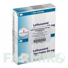 ЛЕФЛУНОМИД (LEFLUNOMID) 20 мг таблетки 60 шт - Лефлуномид HEUMANN PHARMA