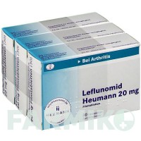 ЛЕФЛУНОМІД (LEFLUNOMID) 20 мг таблетки 90 шт - Лефлуномід HEUMANN PHARMA
