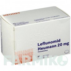ЛЕФЛУНОМІД (LEFLUNOMID) 20 мг таблетки 90 шт - Лефлуномід HEUNET PHARMA