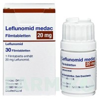 ЛЕФЛУНОМІД (LEFLUNOMID) 20 мг таблетки 30 шт - Лефлуномід MEDAC