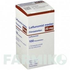 ЛЕФЛУНОМИД (LEFLUNOMID) 20 мг таблетки 100 шт - Лефлуномид MEDAC