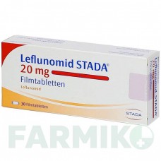 ЛЕФЛУНОМИД (LEFLUNOMID) 20 мг таблетки 30 шт - Лефлуномид STADAPHARM