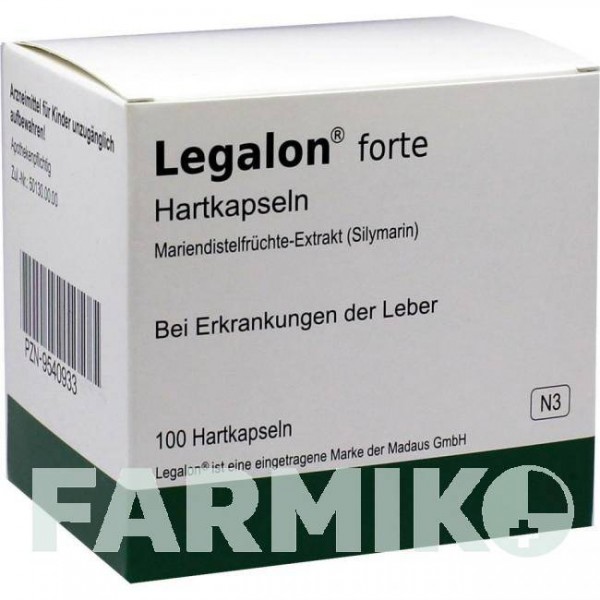 ЛЕГАЛОН (LEGALON) капсули 100 шт - Плоди розторопші плямистої ACA MULLER-ADAG PHARMA