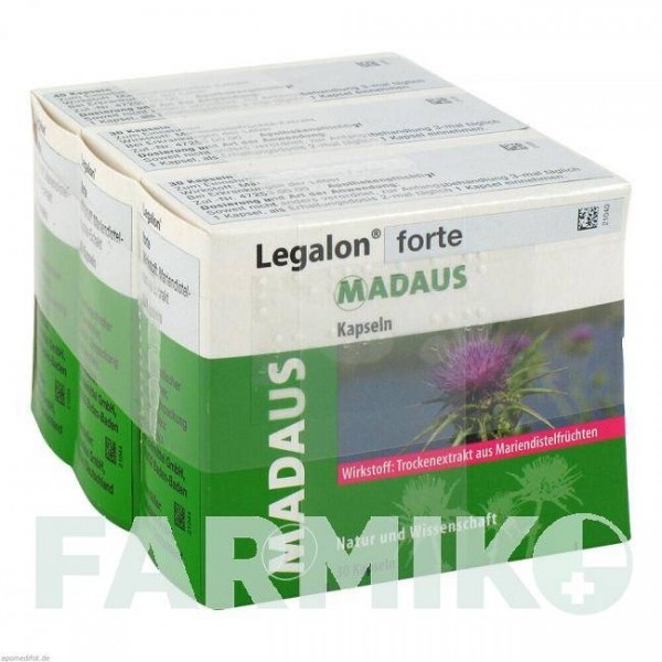 ЛЕГАЛОН (LEGALON) капсулы 100 шт - Плоды расторопши пятнистой DOCPHARM