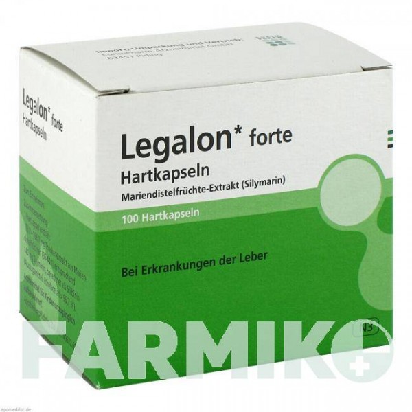 ЛЕГАЛОН (LEGALON) капсулы 100 шт - Плоды расторопши пятнистой EURIMPHARM
