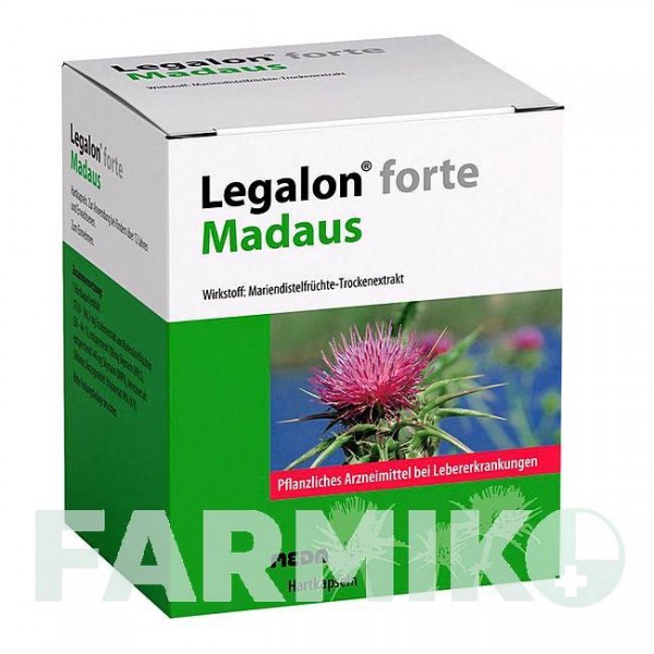 ЛЕГАЛОН (LEGALON) капсулы 100 шт - Плоды расторопши пятнистой MEDA PHARMA