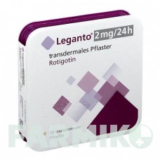 ЛЕГАНТО (LEGANTO) 2 мг/24 ч пластырь 28 шт - Ротиготин UCB PHARMA