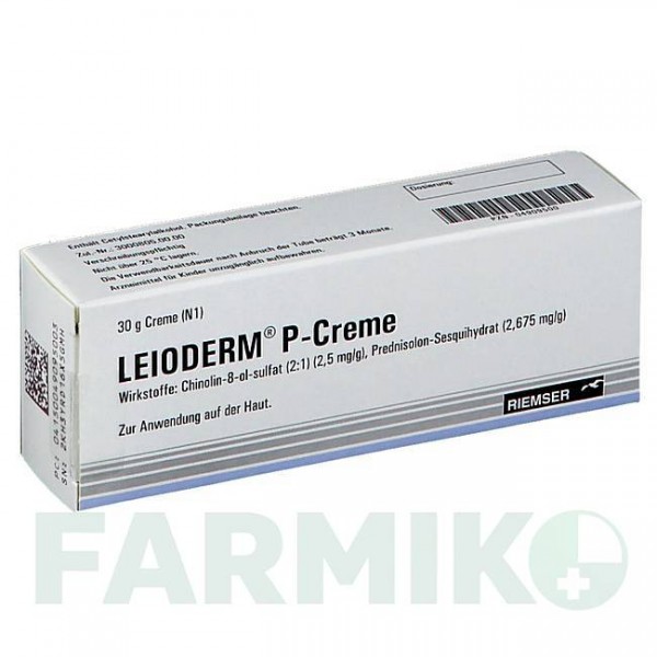 ЛЕЙОДЕРМ (LEIODERM) крем 30 г - Преднизолон, Антисептик ESTEVE PHARMACEUTICALS