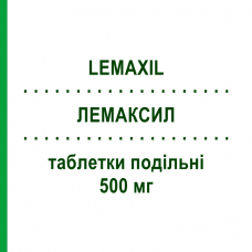 ЛЕМАКСИЛ (LEMAXIL) 500 мг таблетки делимые 5 шт - Левофлоксацин IST.CHIM.INTERNAZ.RENDE
