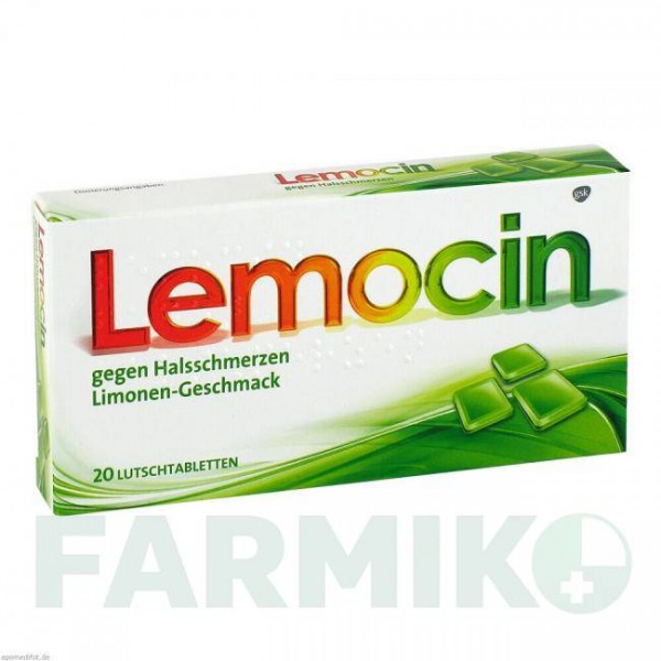 ЛЕМОЦИН (LEMOCIN) таблетки 20 шт - Тиротрицин, Інше STADA