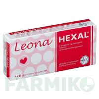 ЛЕОНА (LEONA) 0,10 мг/0,02 мг таблетки 21 шт - Левоноргестрел, Етинілестрадіол HEXAL