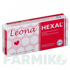 ЛЕОНА (LEONA) 0,10 мг/0,02 мг таблетки 21 шт - Левоноргестрел, Этинилэстрадиол HEXAL