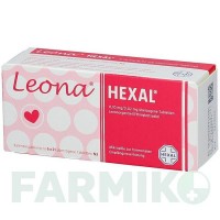 ЛЕОНА (LEONA) 0,10 мг/0,02 мг таблетки 6x21 шт - Левоноргестрел, Етинілестрадіол HEXAL