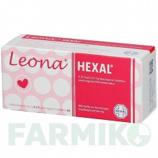 ЛЕОНА (LEONA) 0,10 мг/0,02 мг таблетки 6x21 шт - Левоноргестрел, Этинилэстрадиол HEXAL