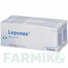 ЛЕПОНЕКС (LEPONEX) 100 мг таблетки 100 шт - Клозапин CC PHARMA