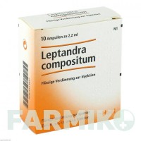 ЛЕПТАНДРА КОМПОЗИТУМ (LEPTANDRA COMPOSITUM) ампулы 10 шт - Гомеопатия BIOLOGISCHE HEILMITTEL HEEL