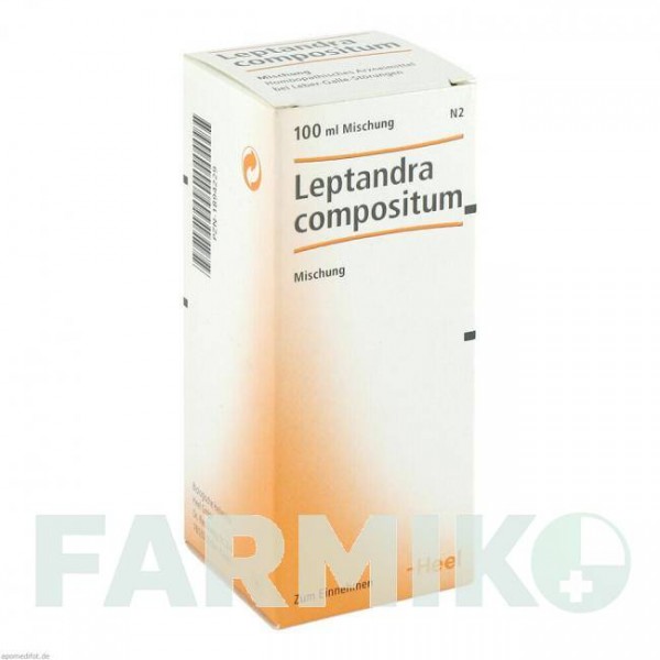 ЛЕПТАНДРА КОМПОЗИТУМ (LEPTANDRA COMPOSITUM) капли 100 мл - Гомеопатия BIOLOGISCHE HEILMITTEL HEEL